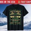 Legend Born In SEPTEMBER 1966 54th Birthday Gift T-Shirt