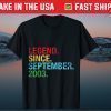 Legend Since September 2003 Birthday 18th Birthday 18 Years Old Gift Shirt