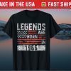 Legends Born In 1966 54th Birthday 54 Years Years Old Us 2021 Shirt