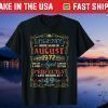 Legends Were Born In August 1972 49th Birthday Unisex T-Shirt