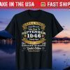 Legends Were Born In September 1946 Birthday Anniversary Gift Shirt