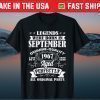 Legends Were Born In September 1967 54Th Birthday Classic T-Shirt