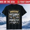 Legends Were Born In September 1972 49Th Birthday Classic T-Shirt