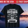 Legends Were Born In September 1977 44Th Birthday Unisex T-Shirt