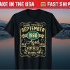 Legends Were Born In September 1980 41Th Birthday Tee Shirt