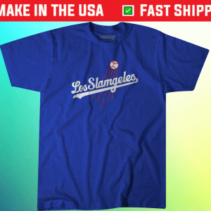 Los Slamgeles Los Angeles Baseball Tee Shirt