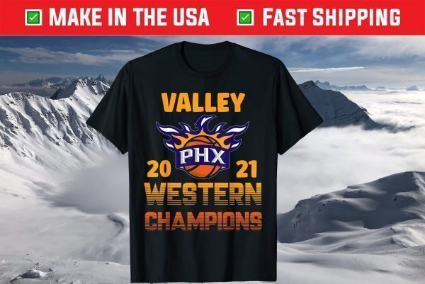 Phoenix In The Valley Western Champions PHX Basketball Fans T-Shirt