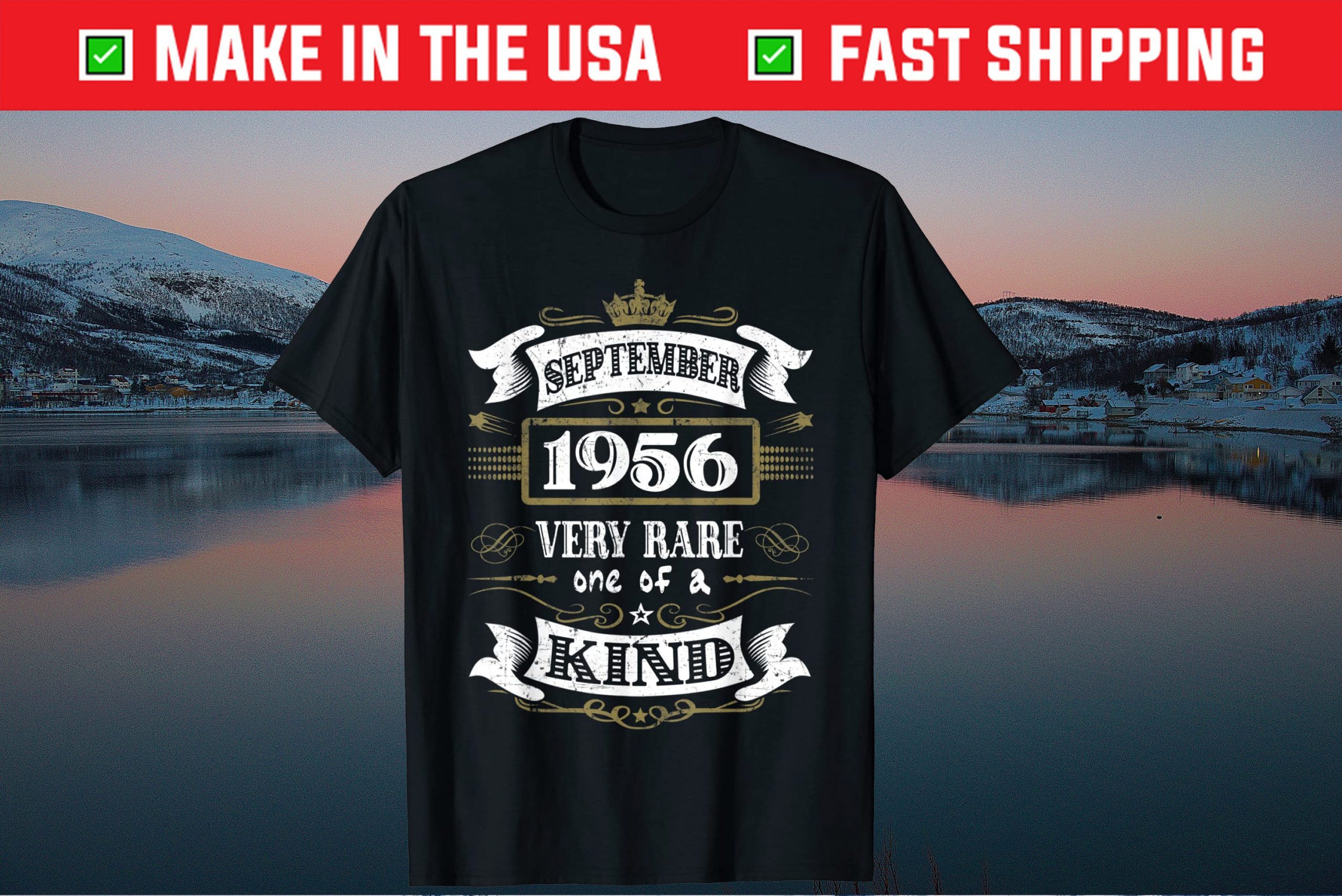 September 1956 Very Rare One Of A Kind Tee Shirt