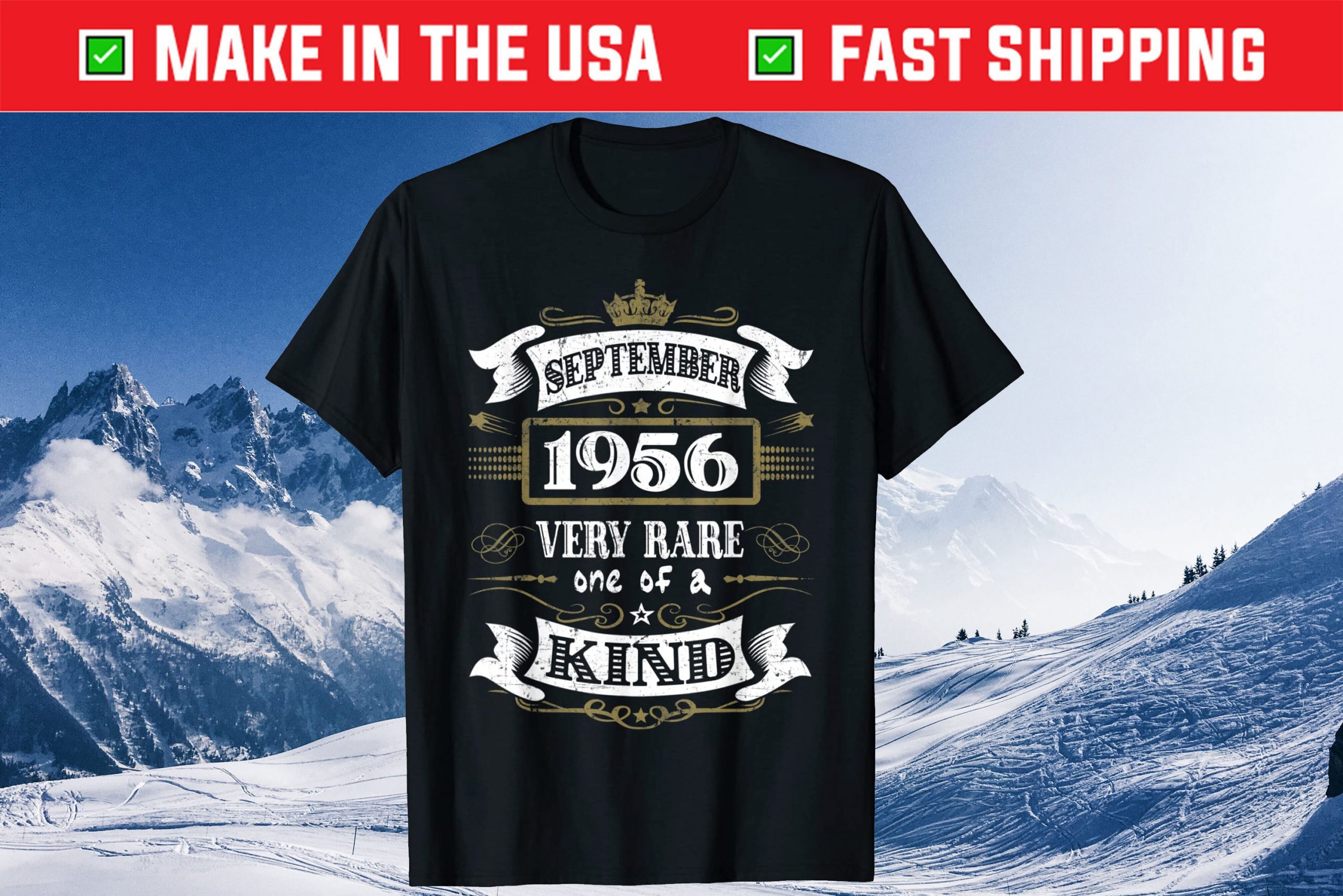 September 1956 Very Rare One Of A Kind Tee Shirt