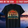 September 1980 Retro Awesome 41st Birthday 41 Years Old Gift T-Shirt