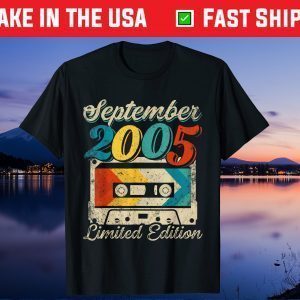 September 2005 16th Birthday Cassette Tape Classic Shirt