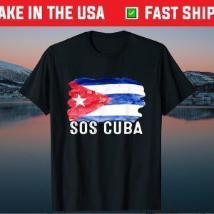 Sos Cuba Flag Cuba Cuban Flag Classic T-Shirt