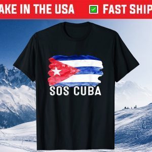 Sos Cuba Flag Cuba Cuban Flag Classic T-Shirt