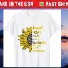 Sunshine August Girls 1971 50th Birthday Unisex T-Shirt