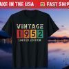 Vintage 1952 Limited Edition 69th Birthday 59 Years Old Gift T-Shirt
