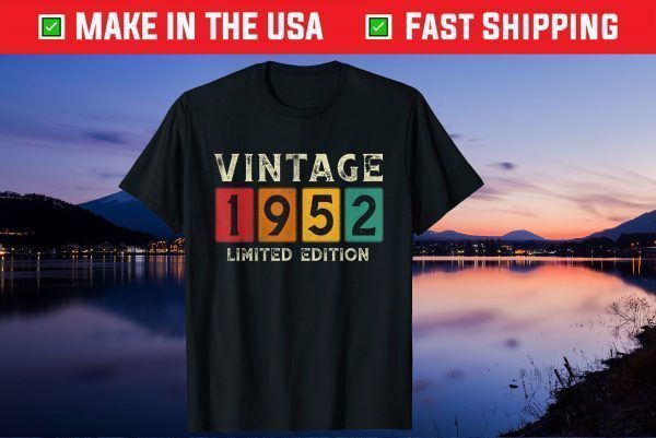 Vintage 1952 Limited Edition 69th Birthday 59 Years Old Gift T-Shirt