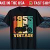 Vintage 1955 Motorcycle 66th Birthday 66 Years Old Classic T-Shirt