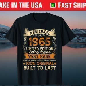 Vintage 1965 56th Birthday 56 Year Old Tee Shirts