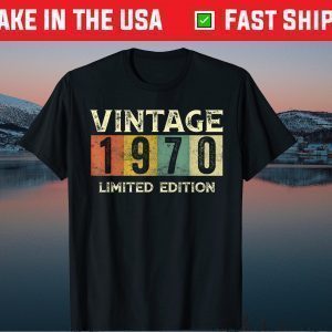 Vintage 1970 Limited Edition 51st Birthday Classic T-Shirt