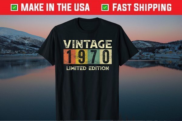 Vintage 1970 Limited Edition 51st Birthday Classic T-Shirt