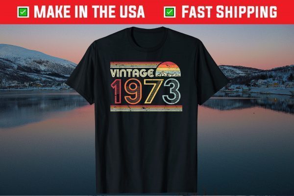 Vintage 1973 September Birthday Us 2021 T-Shirt