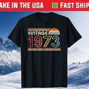 Vintage 1973 September Birthday Us 2021 T-Shirt