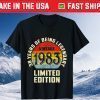 Vintage 1983 Limited Edition 38 Years Legendary 38th Birthday Gift T-Shirt