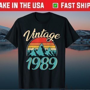 Vintage 1989 32th Birthday 32 Years Old Classic T-Shirt