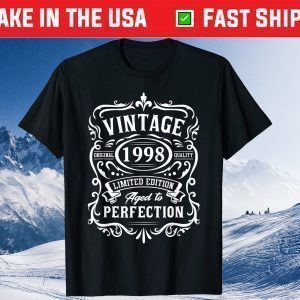 Vintage 1998 Limited Edition 23rd Birthday 23 Years Old Gift T-Shirt