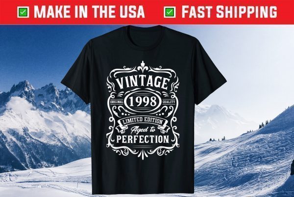 Vintage 1998 Limited Edition 23rd Birthday 23 Years Old Gift T-Shirt