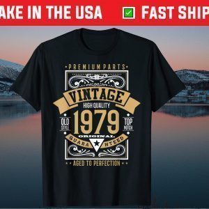 Vintage 42th Birthday Top Notch Since 1979 Exclusive Tee Shirts