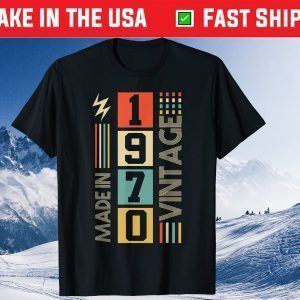 Vintage Legends Born Made In 1970 Family 51th Birthday Tee Shirts