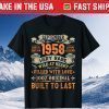 Vintage September 1958 62 Years Old 62nd Birthday Tee Shirts