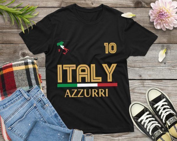 Personalized Italya Azzurri 10 Soccer Jersey 2020 2021 Football Team T-Shirt