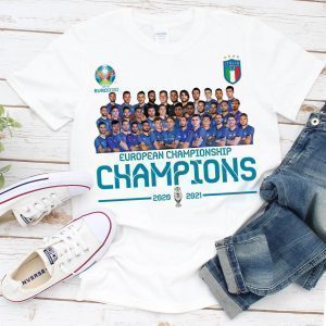 Italia Champions Euro 2020 Italia National Team Tee Shirt Italia EURO 2020 Shirt