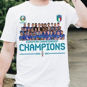 Italia Champions Euro 2020 Italia National Team Tee Shirt Italia EURO 2020 Shirt