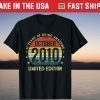 11 Years Old Birthday Vintage October 2010 Limited Edition Tee Shirt