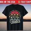 12 Years Old Limited Edition Awesome Since 2009 October T-Shirt
