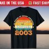 18 Years Of Being Awesome Since October 2003 Shirt