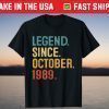 32nd Birthday 32 Year Old Legend Since October 1998 Shirt