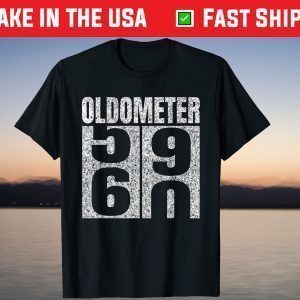 Vintage Oldometer 59-60 60th Birthday T-Shirt