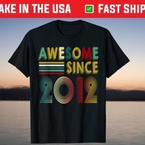 9th Birthday 2012 9 Years Of Being Awesome T-Shirt