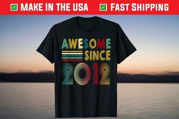 9th Birthday 2012 9 Years Of Being Awesome T-Shirt