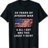 Afghanistan 20 Years Afghan War & All I Got Was This Lousy 2021 Shirt