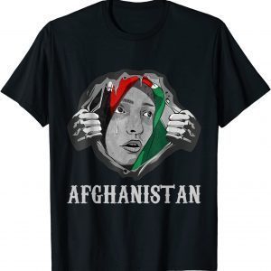 Afghanistan Woman I Love Afghanistan Afghans Flag Gift Shirt