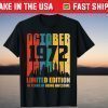 Awesome Since October 1972 Vintage 47th Birthday T-Shirt
