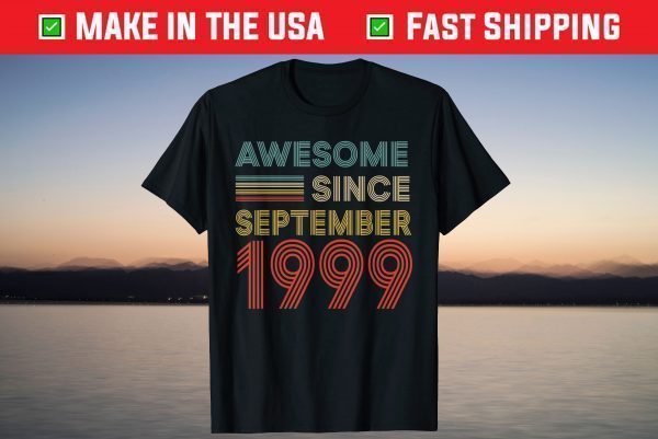 Awesome Since September 1999 22nd Birthday T-Shirt