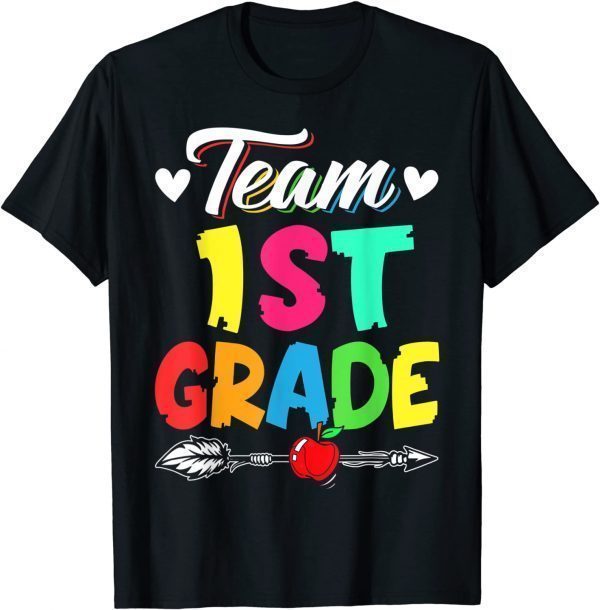 Back To School Team First Grade Teacher Student Tee Shirt