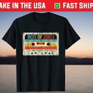 Best Of 2001 Cassette Tape 20th Birthday T-Shirt