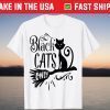 Black Cats Only Halloween Premium Lazy Halloween Costume Shirt